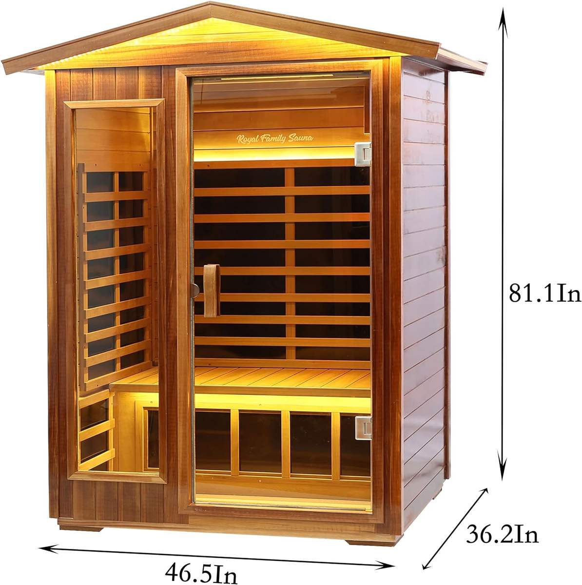 Eldvik 2-Person Outdoor Infrared Sauna